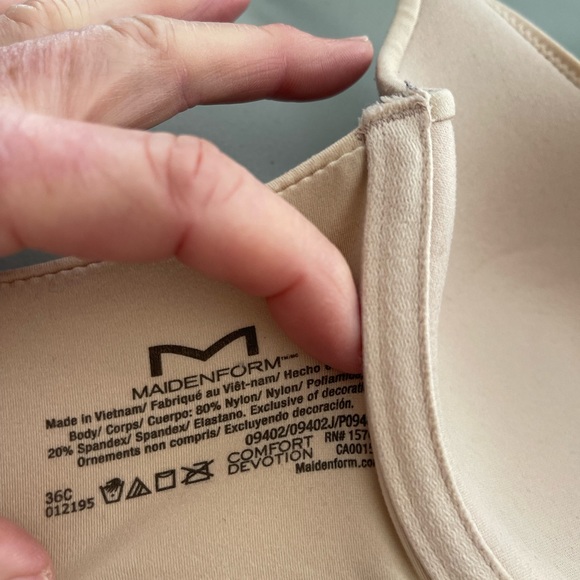 Maidenform Bra Size 36C Nude - Picture 11 of 11